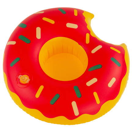 TG48118R BECHERHALTER DONUT ROSA DONUT SCHWIMMEND