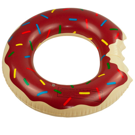 TG48122B DONUT BRAUN STRAND AUFBLASBARES RAD