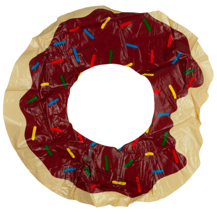 TG48122B DONUT BRAUN STRAND AUFBLASBARES RAD
