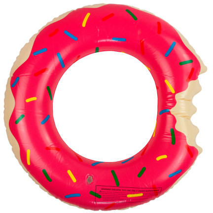TG48122R STRAND AUFBLASBARE RAD DONUT ROSA