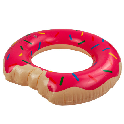 TG48122R STRAND AUFBLASBARE RAD DONUT ROSA