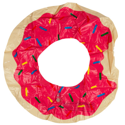 TG48122R STRAND AUFBLASBARE RAD DONUT ROSA