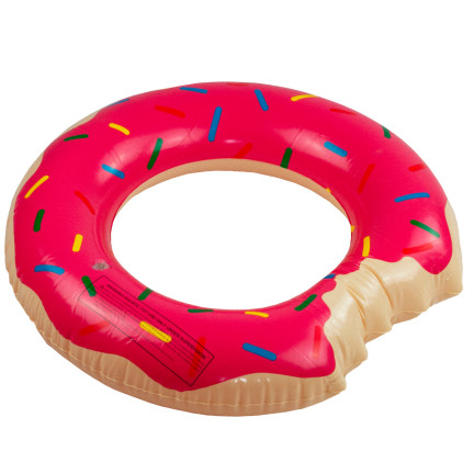 TG48122R STRAND AUFBLASBARE RAD DONUT ROSA