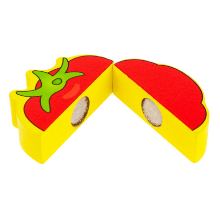 TG50017 Holz-Gemüse- und Obst-Schneideset mit Schneidebrett und Klettverschluss-Gemüsemesser