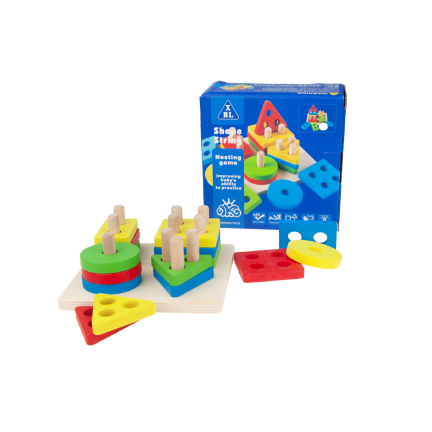 TG50018 Sortiermaschine TREE SHAPES TOYS Puzzlespielblöcke