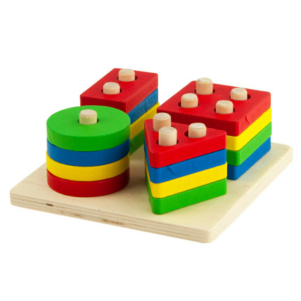 TG50018 Sortiermaschine TREE SHAPES TOYS Puzzlespielblöcke