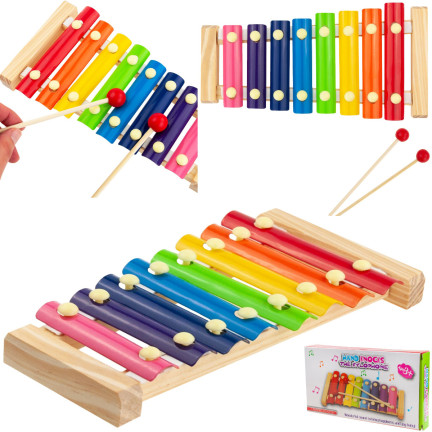 TG50019 Bunte Holz-Xylophone für Kinder – Lernspielzeug