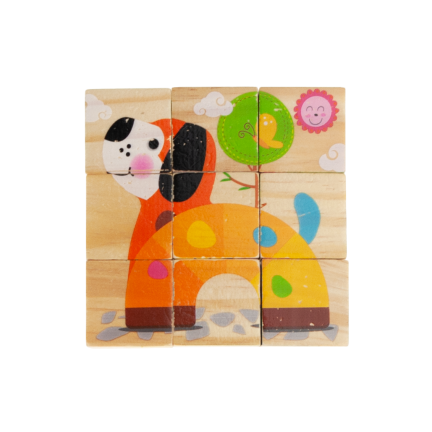 Tg50032 Baum-Composite-Puzzle 6in1 Tierpuzzle