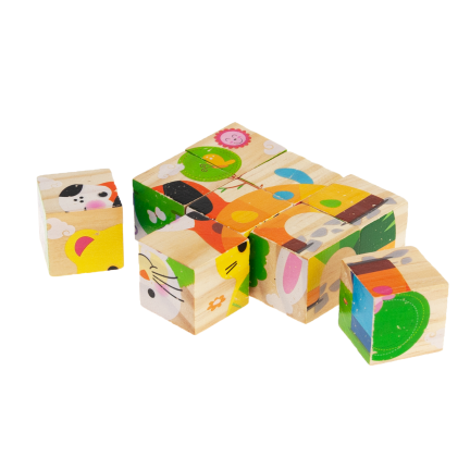 Tg50032 Baum-Composite-Puzzle 6in1 Tierpuzzle