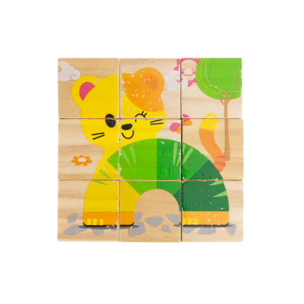 Tg50032 Baum-Composite-Puzzle 6in1 Tierpuzzle