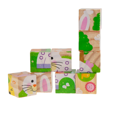 Tg50032 Baum-Composite-Puzzle 6in1 Tierpuzzle