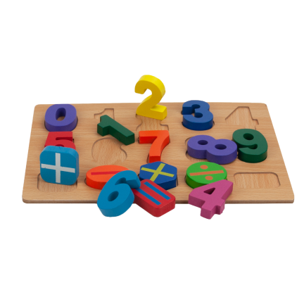 Tg50034 Zahlenholzklötze Zählpuzzle Zahlenpuzzles