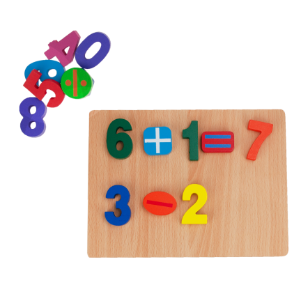 Tg50034 Zahlenholzklötze Zählpuzzle Zahlenpuzzles