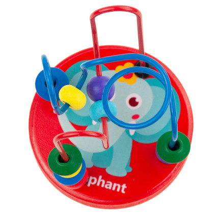 Tg50048 Spirale aus Holzperlen, Lernhilfe, Montessori