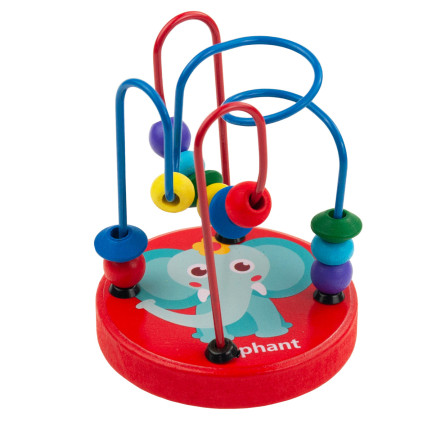 Tg50048 Spirale aus Holzperlen, Lernhilfe, Montessori