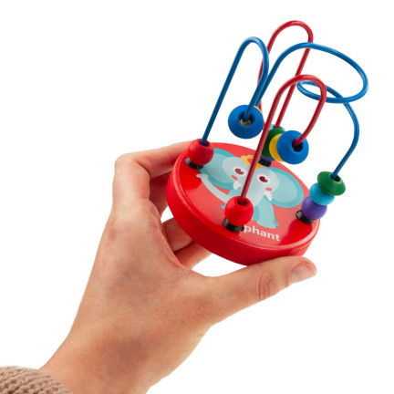 Tg50048 Spirale aus Holzperlen, Lernhilfe, Montessori