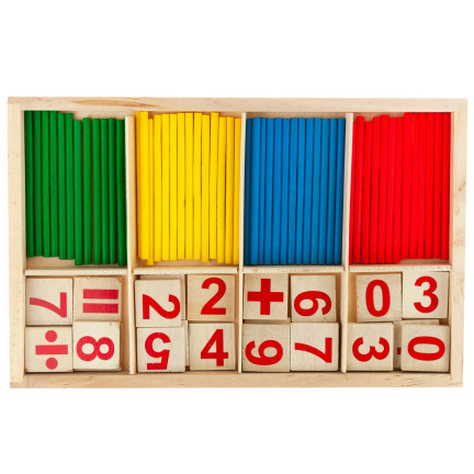 Tg50050 Mathe-Sticks Holzsatz