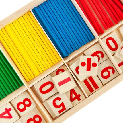 Tg50050 Mathe-Sticks Holzsatz