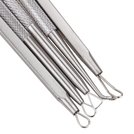 TG60159 SCHNURRBARTENTFERNER TEELÖFFEL SET IN ETUI 5PCS