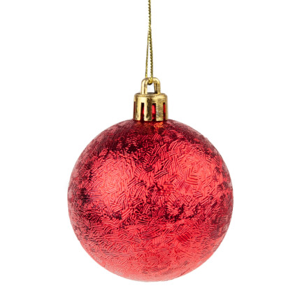 TG50995 BUNTE WEIHNACHTSBAUMKUGELN 12ER SET 6CM WEIHNACHTSDEKORATION