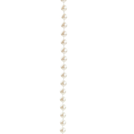TG51020 WEISSE PERLEN WEIHNACHTSBAUMKETTE PERLENGIRLANDE 5M