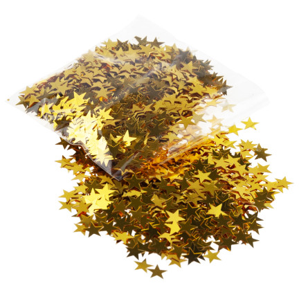 Glitzersternchen, goldfarben, zum Scrapbooking, zur Dekoration von Karten und Geschenken, 35 g