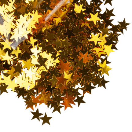 Glitzersternchen, goldfarben, zum Scrapbooking, zur Dekoration von Karten und Geschenken, 35 g