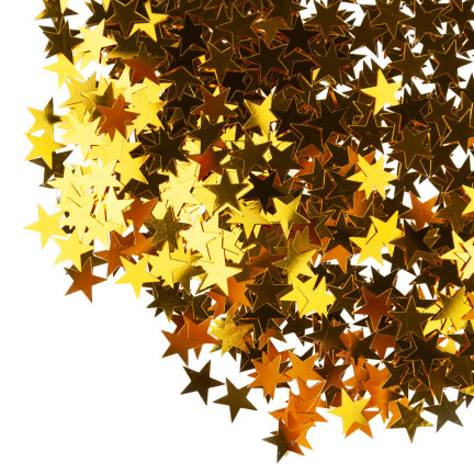 Glitzersternchen, goldfarben, zum Scrapbooking, zur Dekoration von Karten und Geschenken, 35 g
