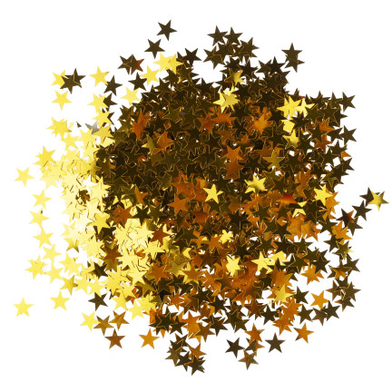 Glitzersternchen, goldfarben, zum Scrapbooking, zur Dekoration von Karten und Geschenken, 35 g