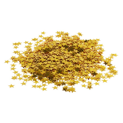 Glitzersternchen, goldfarben, zum Scrapbooking, zur Dekoration von Karten und Geschenken, 35 g