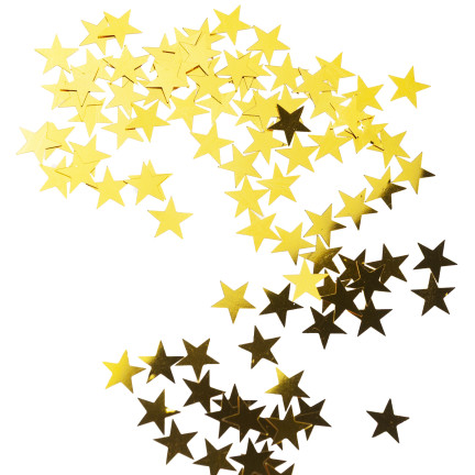 Glitzersternchen, goldfarben, zum Scrapbooking, zur Dekoration von Karten und Geschenken, 35 g