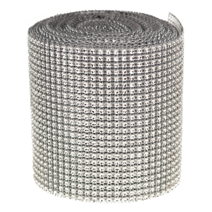 TG51184 SILBER DIAMANT GÜRTEL ZIRKONIA STRASSSTEINE