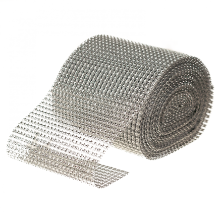TG51184 SILBER DIAMANT GÜRTEL ZIRKONIA STRASSSTEINE