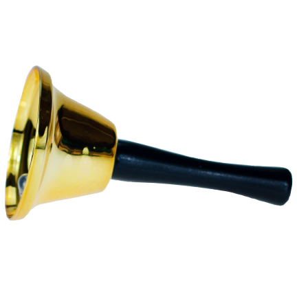 TG51863 GLOCKEN METALL GOLD KOSTÜM VATER WEIHNACHTEN VERKLEIDUNG KOSTÜM