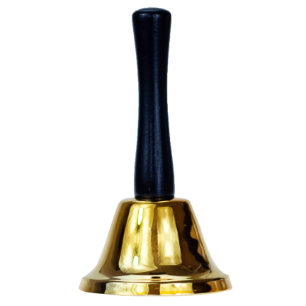 TG51863 GLOCKEN METALL GOLD KOSTÜM VATER WEIHNACHTEN VERKLEIDUNG KOSTÜM