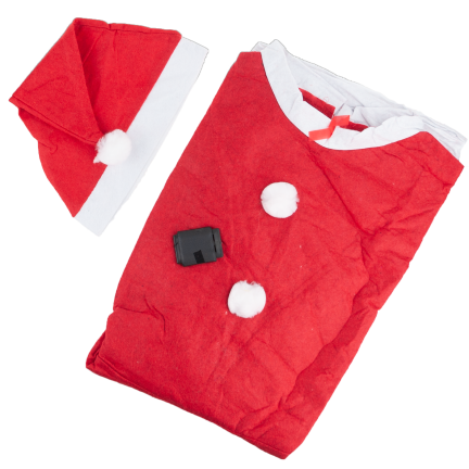 TG52686-1 Weihnachtskostüm für Damen – Weihnachtsfrau „Schneeflocke“ – Kleid