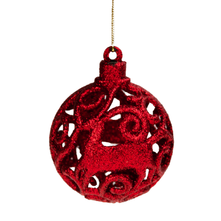 TG66272-5 WEIHNACHTSBOMBEN rot XXL SET 100 Stück BOMBEN 6/4/3cm