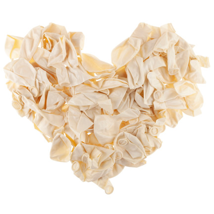 TG53243-4 LUFTBALLONS 100PCS PERLE WEISS HOCHZEIT KOMMUNION GEBURTSTAG