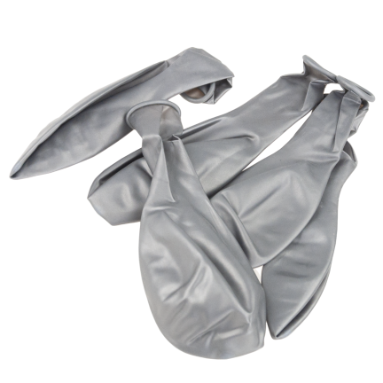 TG53244E METALLIC 5PC GRAU CHROM GEBURTSTAG BALLONS