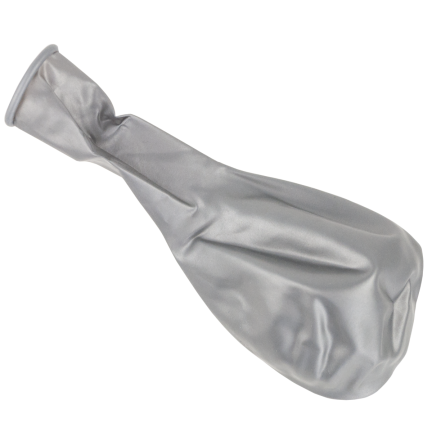 TG53244E METALLIC 5PC GRAU CHROM GEBURTSTAG BALLONS