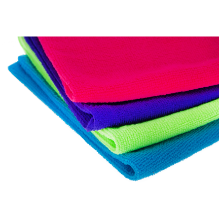 TG53490 4x Mikrofasertuch weiche Mikrofaser-Reinigungstücher