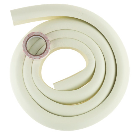 TG53544-1 Schutzschaumband für Ecken, Kanten und L-förmige Ecken, dick, 2 Meter, weiß