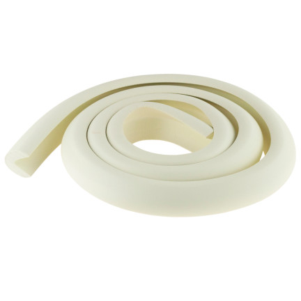 TG53544-1 Schutzschaumband für Ecken, Kanten und L-förmige Ecken, dick, 2 Meter, weiß