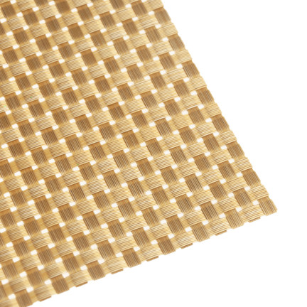 TG55049-2 Tischunterlage, goldene Tischmatte für Teller, Weihnachts-Tischdekoration