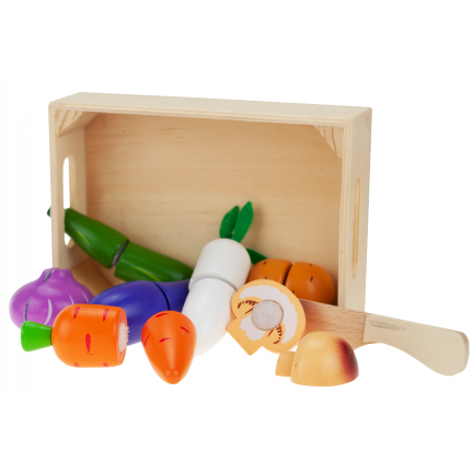 TG55486 HOLZGEMÜSE in einer Klettverschluss-Schneidebox