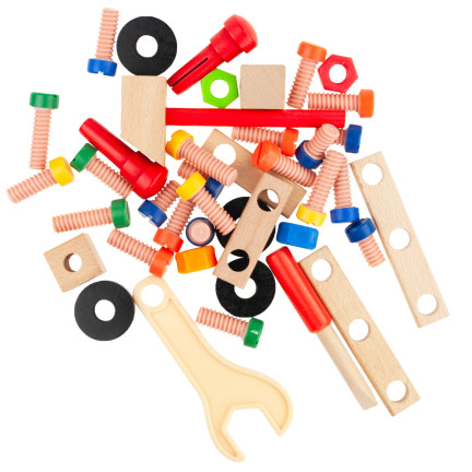 TG55487 Drehstuhl aus Holz, Spielzeug