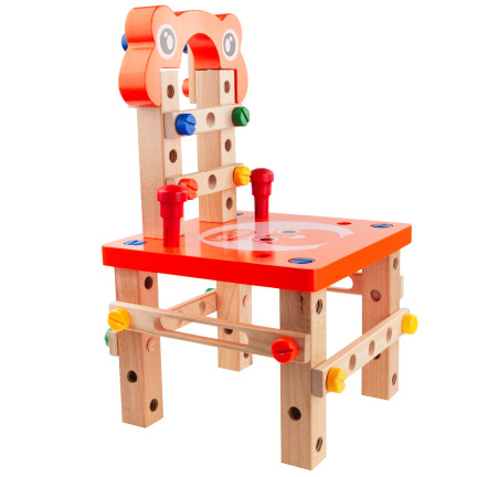 TG55487 Drehstuhl aus Holz, Spielzeug