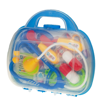 TG55505-1 DOCTOR BLAU DOCTOR KIT IM SPIELZEUGKOFFER KLEINER DOKTOR STETHOSKOP