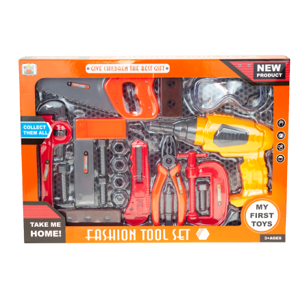 TG55511 Werkstatt-Set, 19-teiliges Spielzeugset