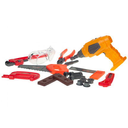 TG55511 Werkstatt-Set, 19-teiliges Spielzeugset
